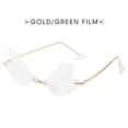 thumbnail image 1 of Dragonfly Wings Sunglasses for Adults, Metal Frame with PC Lens, UV400 Protection, Stylish Personality, Strong and Durable Design, Model NK2006, 1 of 2