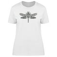 thumbnail image 1 of Dragonfly With Tribal Colors T-Shirt Women -Image by Shutterstock, Female Small, 1 of 2