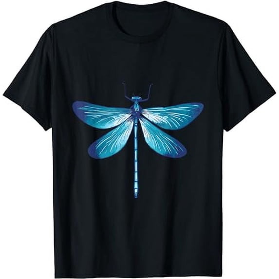 Dragonfly in blue Animal Lover Insects Wildlife Animals T-Shirt