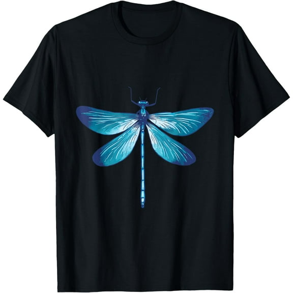Dragonfly in blue Animal Lover Insects Wildlife Animals T-Shirt