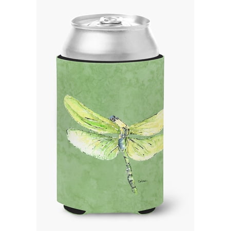 Dragonfly on Avacado Can or Bottle Beverage Insulator Hugger