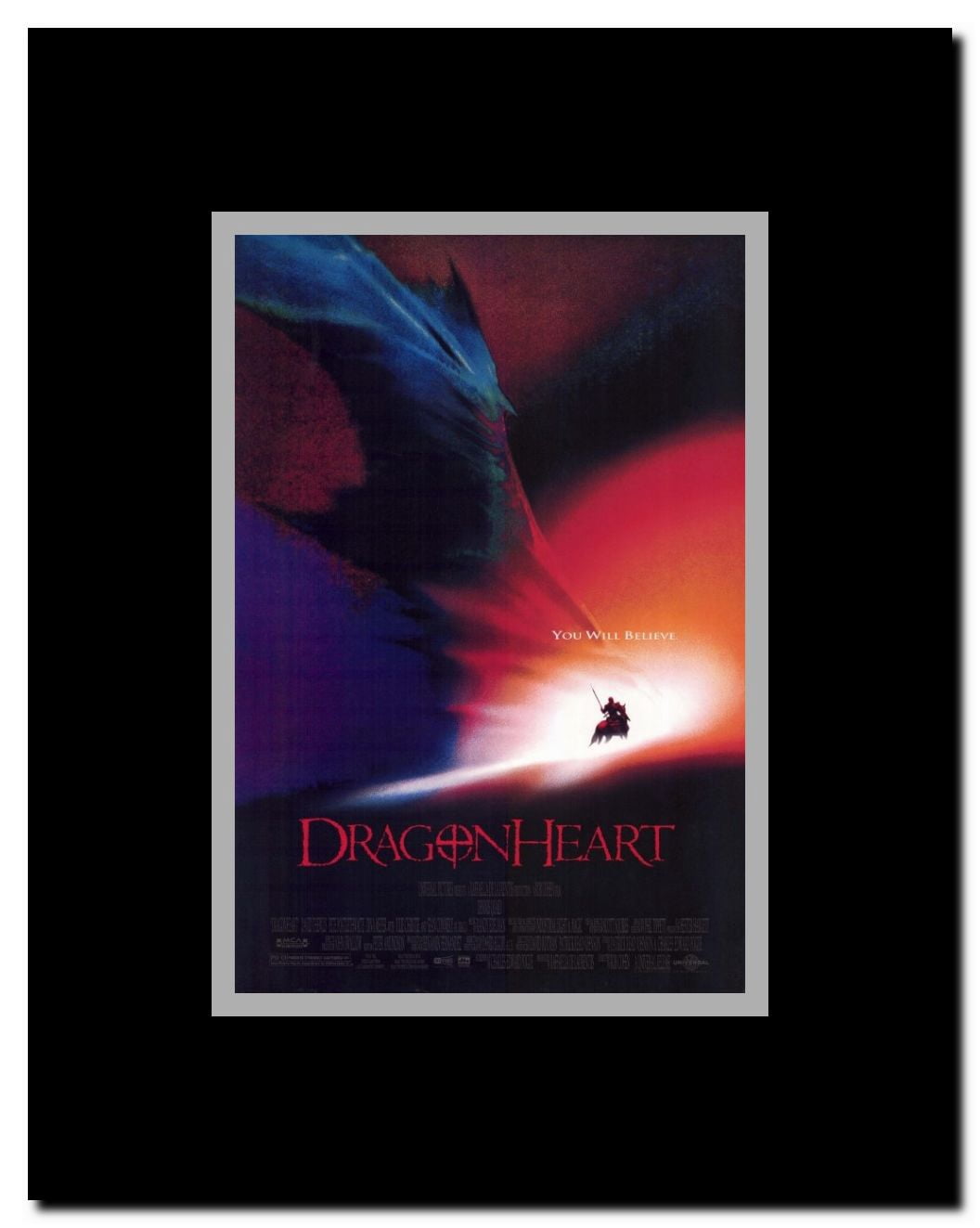 Dragonheart Framed Movie Poster
