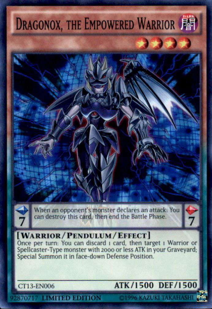 Dragonox, the Empowered Warrior CT13-EN006 Yugi Tin Yu-Gi-Oh