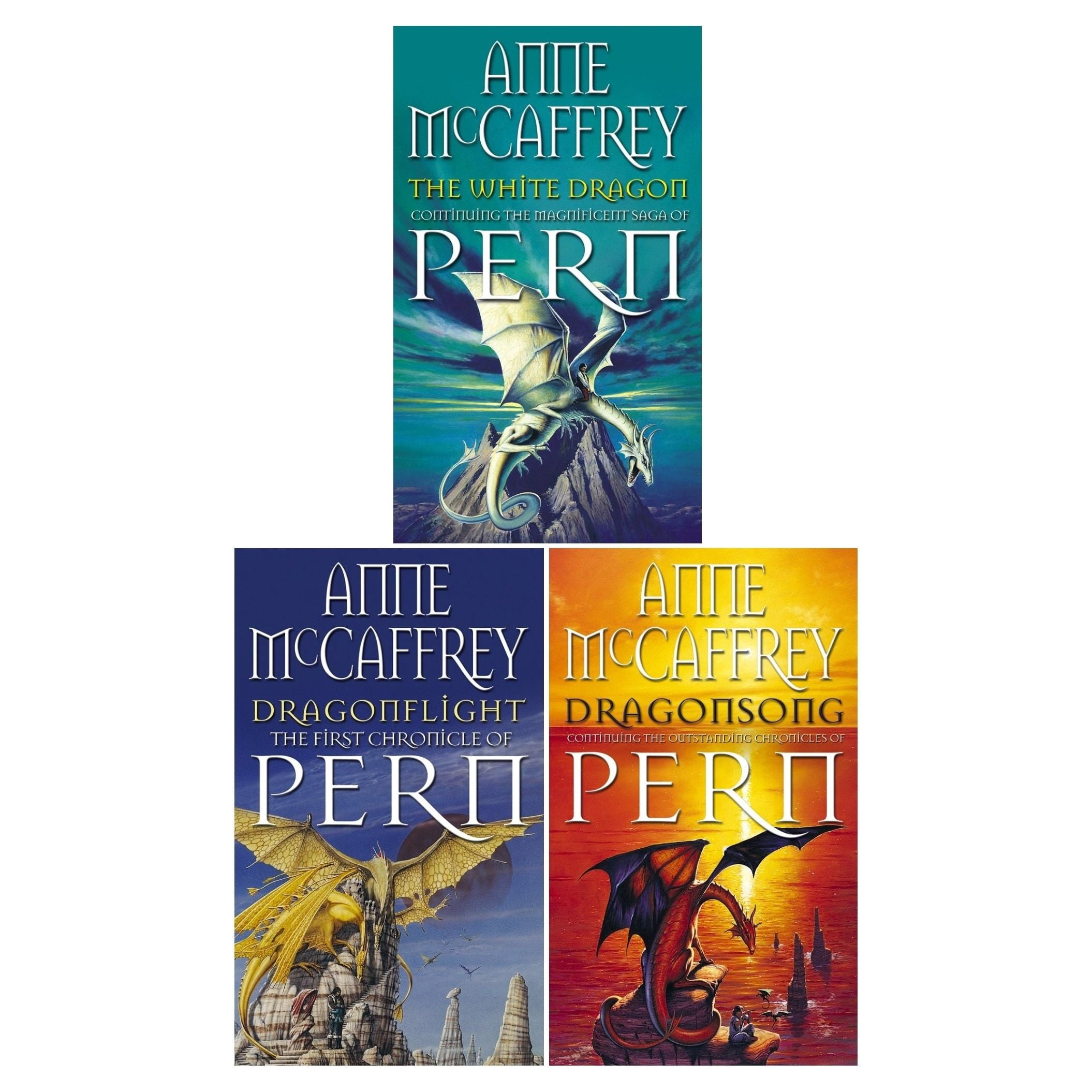Dragonriders of Pern 3 Books Collection Set by Anne McCaffrey ...