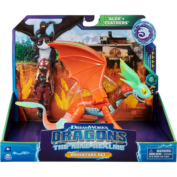 Dragons Adventure Set Alex & Feathers Action Figure