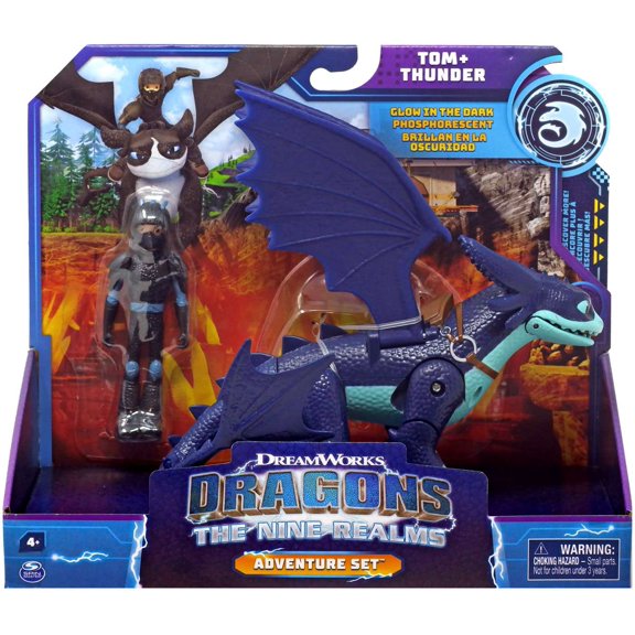 Dragons Adventure Set Tom & Thunder Action Figure (Purple Version)