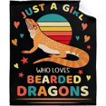 thumbnail image 1 of Dragons Blanket Gift for Girl Women Bearded Dragon Blankets for Couch Sofa Bed Warm Gift for Kids Women Indoor Home Decor for Pets Bearded Dragon For Pets, 1 of 7