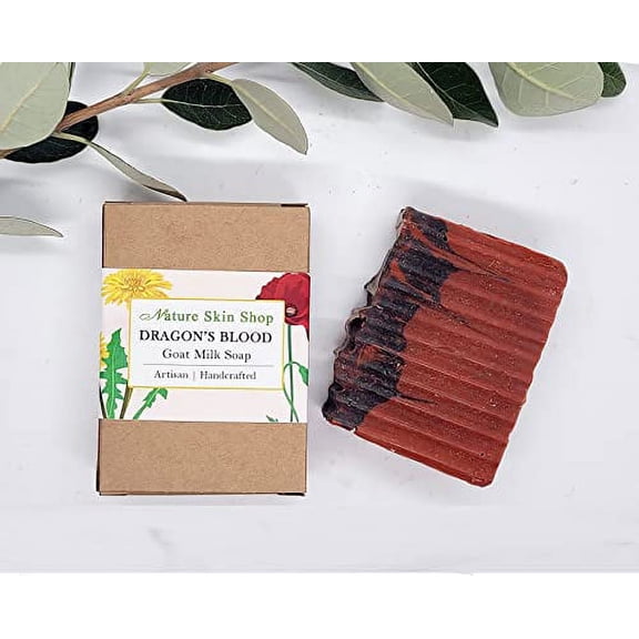 Dragons Blood Goat Milk Soap, Natural Cold Process