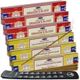 thumbnail image 1 of Dragons Blood White Sage Incense Sticks & Holder Bundle Variety Pack From House Of Nag Champa Incense Sticks And Trumiri, 1 of 3