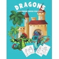 thumbnail image 1 of Dragons Coloring Book: Dragon Coloring Book for Kids, (Paperback), 1 of 1