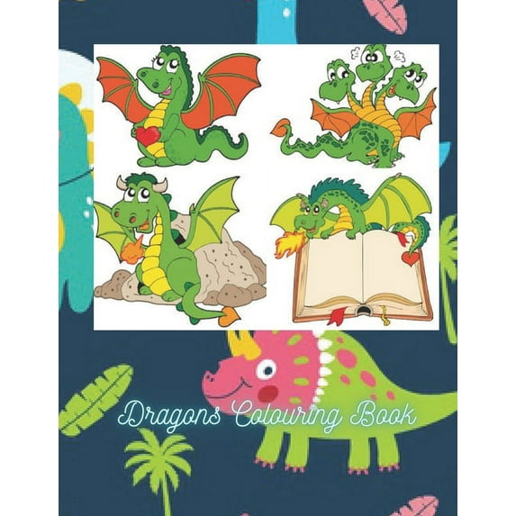 Dragons Colouring Book, (Paperback)