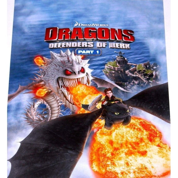 Dragons Defenders of Berk 2014 Wondercon 13x16 poster How to Train Your Dragon