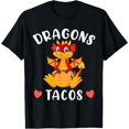 thumbnail image 1 of Dragons Love Tacos Shirt For Girls Boys T-Shirt Unisex S-5XL Hot Trending Shirt, Vintage Birthday Gift, 1 of 2