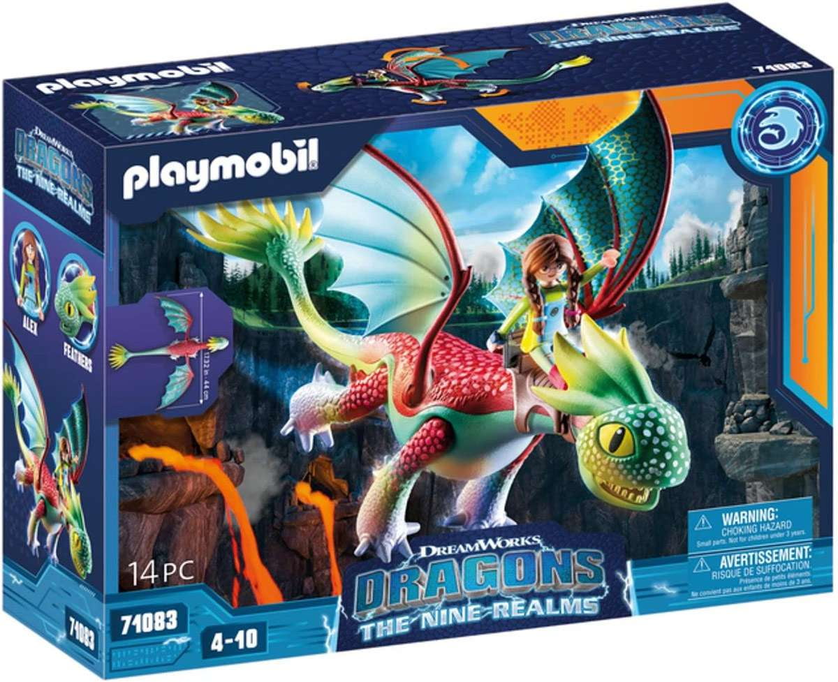 Playmobil Dragons The Nine Realms Feathers & Alex Set 71083