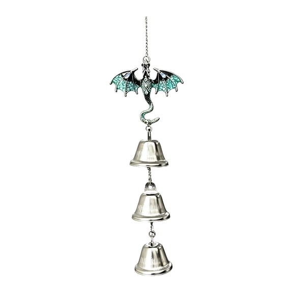 Dragons Wind Chime Wall Hanging Ornament Metal Dragons Pendant Gothic Home Window Porch Indoor Outdoor Balcony Decorative Wind Bells Gift