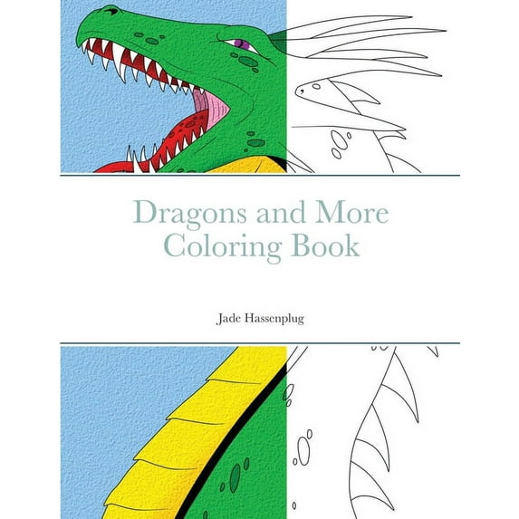 Dragons and More Coloring Book, (Paperback)