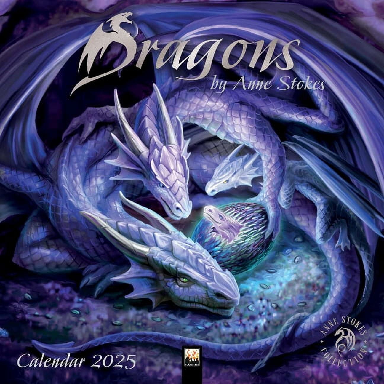 Dragons by Anne Stokes Wall Calendar 2025 (Art Calendar) (Calendar