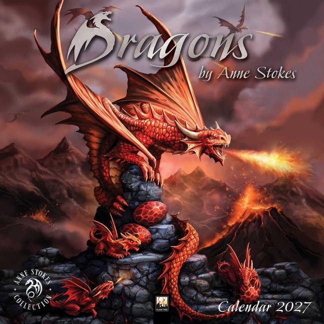 Dragons by Anne Stokes Wall Calendar 2027 (Art Calendar), (Paperback)