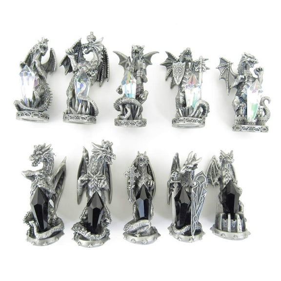 Dragons of Light versus Dragons of Darkness Chess Set Tudor Mint