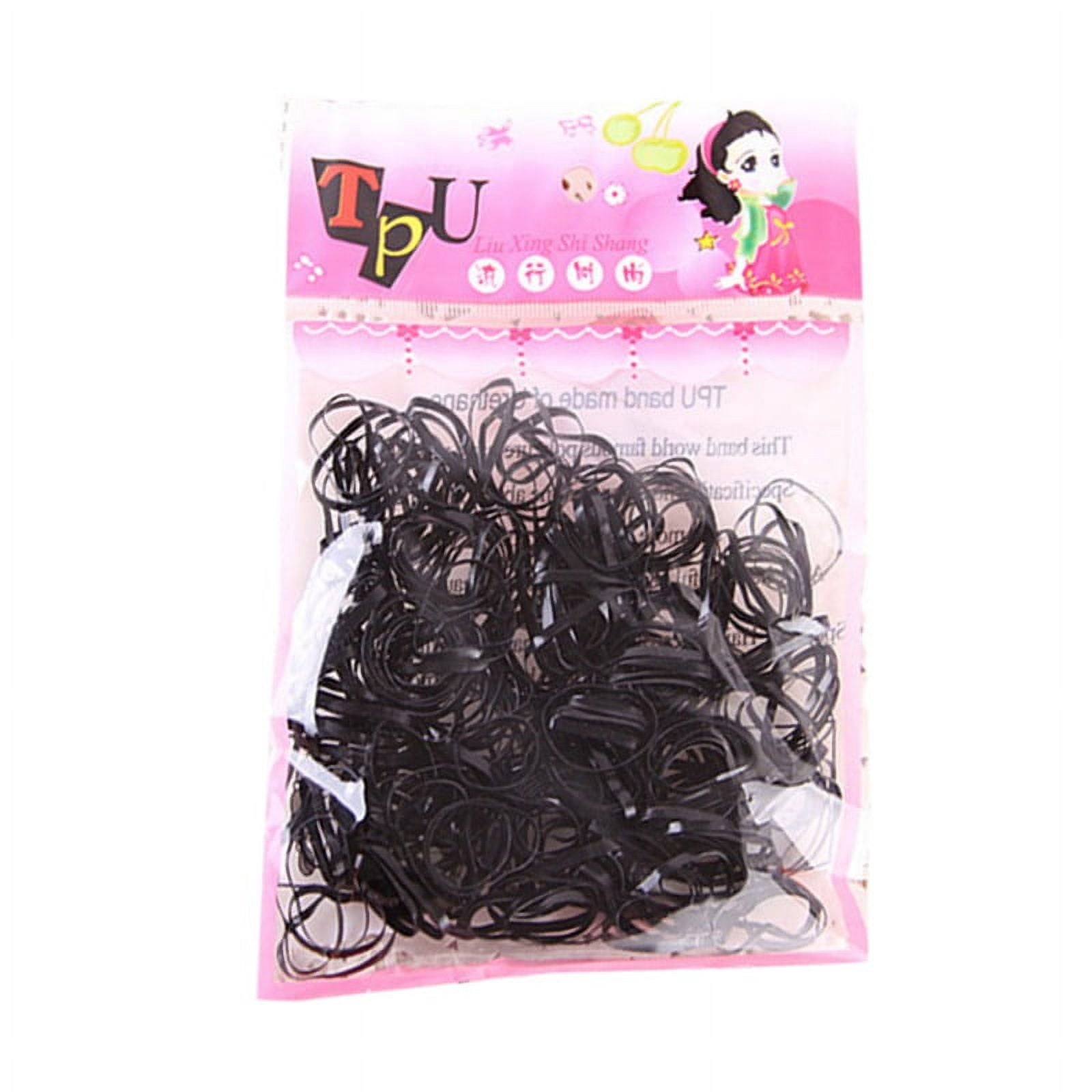 Dragonus 220 Pcs Poly Rubber Braiding Plaits Hair Elastic Bands ...