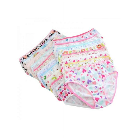 Dragonus Baby Kids 6pcs/set Soft Cotton Panties Elastic Knickers Underwear Bottom Thongs