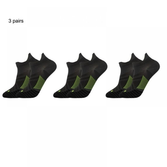 Dragonus Running Ankle Socks 3 Pack for Men and Women, Low Cut Athletic Sport Tab Socks