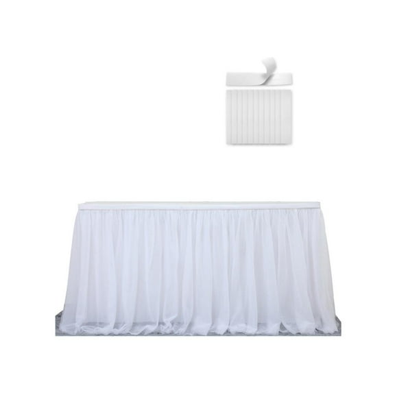 Dragonus Wedding Table Skirt Party Home Decor Table Skirt Wedding Party Tableware Cloth Baby Shower Birthday Banquet Party