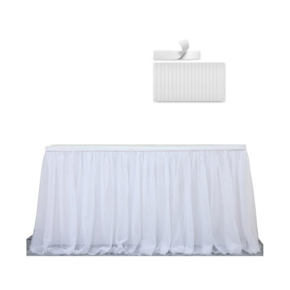 Dragonus Wedding Table Skirt Party Home Decor Table Skirt Wedding Party Tableware Cloth Baby Shower Birthday Banquet Party