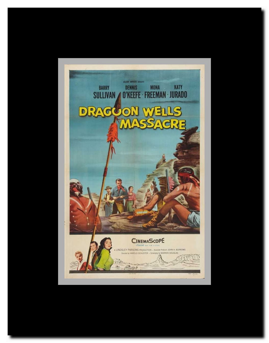 Dragoon Wells Massacre Framed Movie Poster