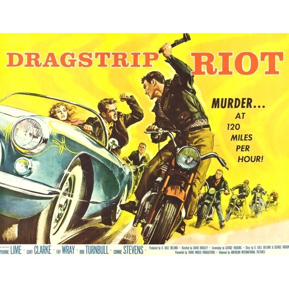 Dragstrip Riot 1958 Movie Poster Masterprint (28 x 22)