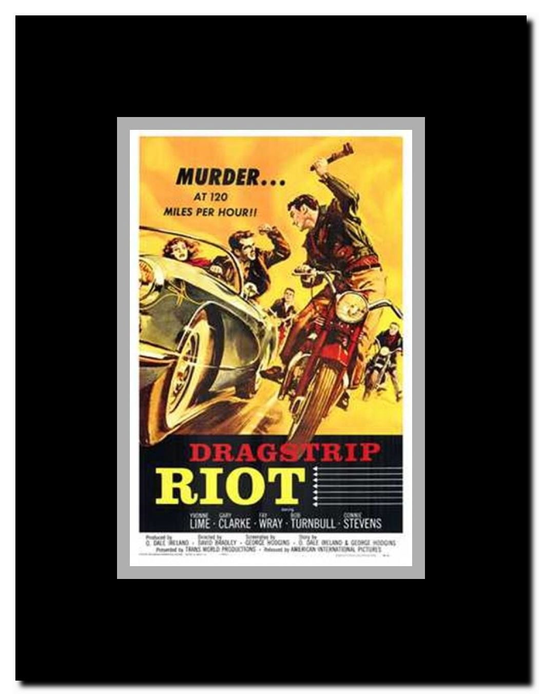 Dragstrip Riot Framed Movie Poster
