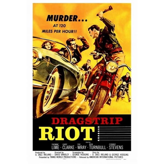 Dragstrip Riot Movie Poster - 27 x 40 in.