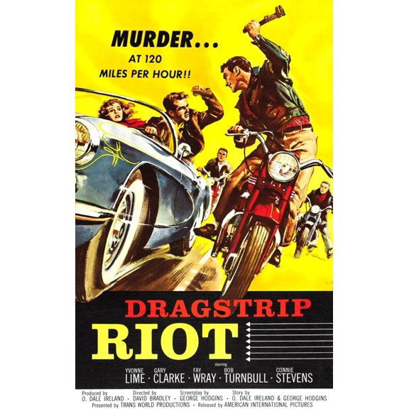 Dragstrip Riot Poster Art 1958 Movie Poster Masterprint (24 x 36)