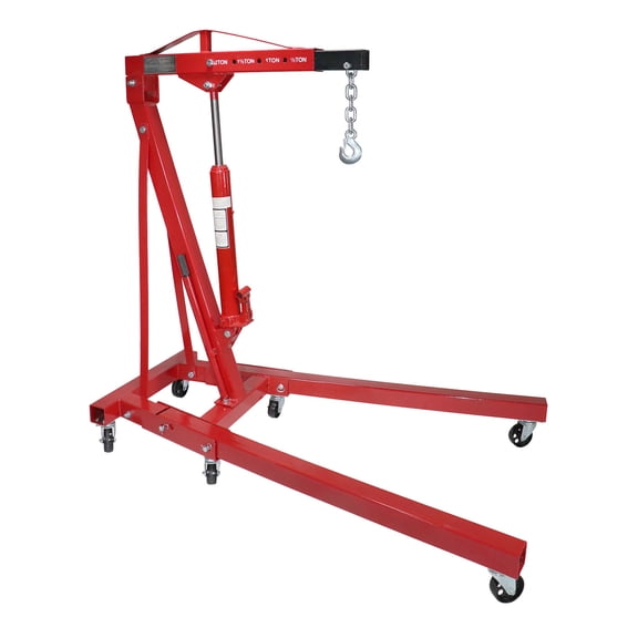 Dragway Tools 2 Ton Folding Hydraulic Engine Hoist Cherry Picker Shop Crane