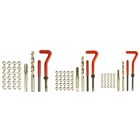 Dragway Tools 88 pc Stripped Thread Rethread Recoil Repair Kit Metric M6 M8 M10