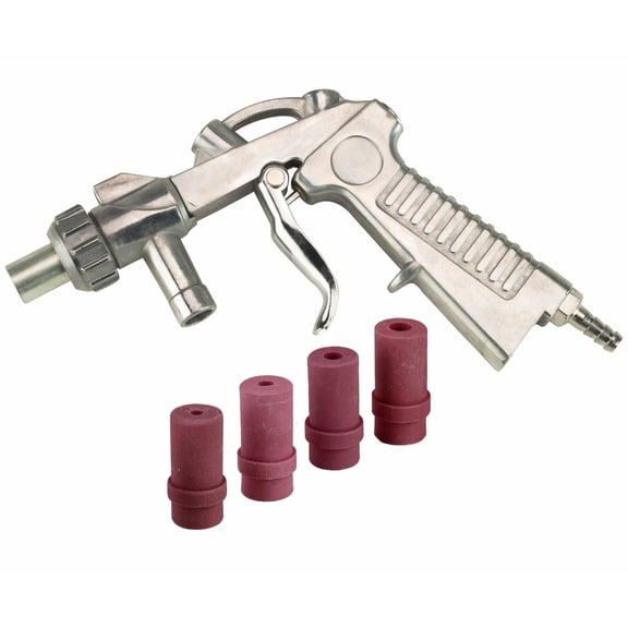 Dragway Tools Gun & Nozzles Kit for Model 25 60 and 90 Sandblast Cabinets