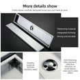 thumbnail image 1 of Drain,3in Outlet Floor Drain Stainless Steel Smell Proof Brushed Linear Drain Tile Cover Inch Hair 2 31.5 Inch Cover And Drain - 31.5 With Hair 2-in-1 Tile In 1 Outlet And 2-in-1 Hair And 2, 1 of 7