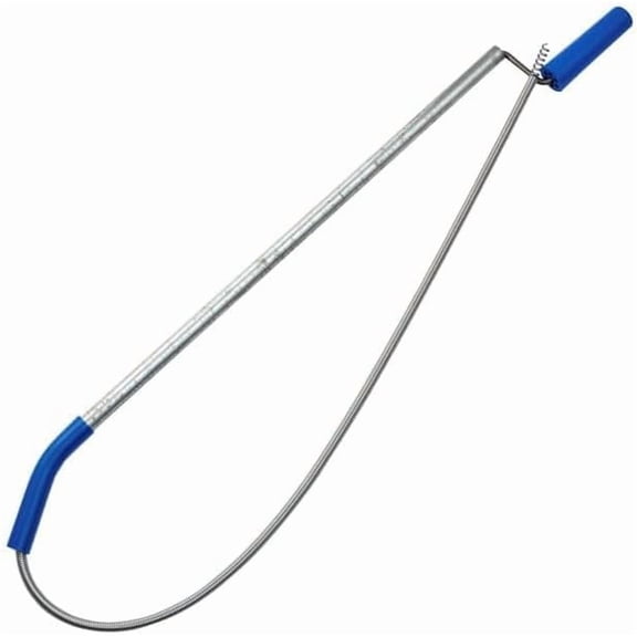 Captain Clog Toilet Auger Clog Remover Tool 3/8" x 64.75" - 338 Blue/Silver