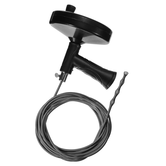 Drain Augers 7m Stainless Steel Drain Clog Remover Tool, Black