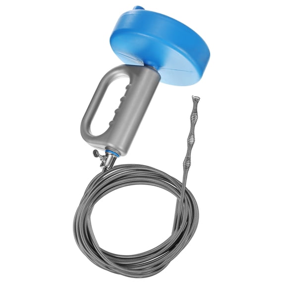 Drain Augers 7m Stainless Steel Drain Clog Remover Tool, Blue