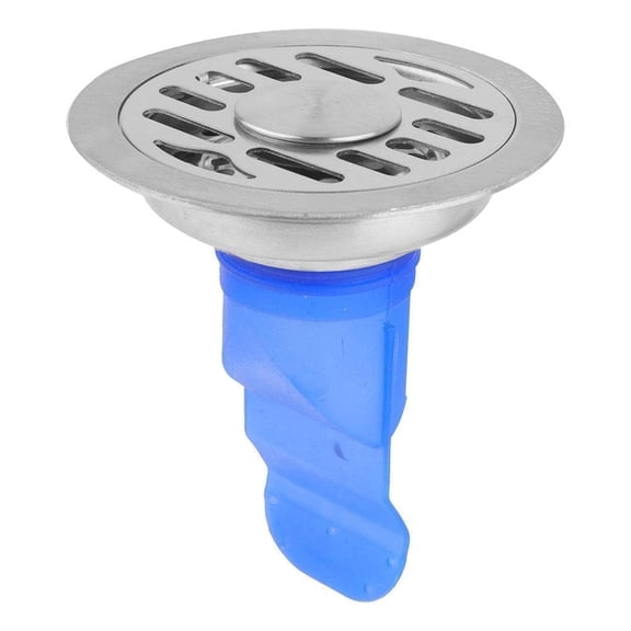 Drain Backflow Preventer Shower Drain Cover Stopper for Bathroom Floor Drain Toilet Floor Drain Waste Drainer Drainage,Stainless Steel(4inch)