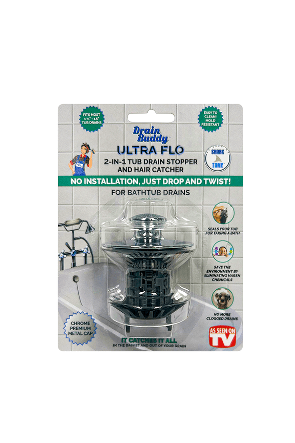 Ultra Flo Tub Chrome Metal Cap