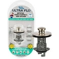 thumbnail image 1 of Drain Buddy Ultra Flo Tub Drain Stopper and Hair Catcher - Ultimate Clog Prevention Solution - Brushed Nickel, 1 of 9