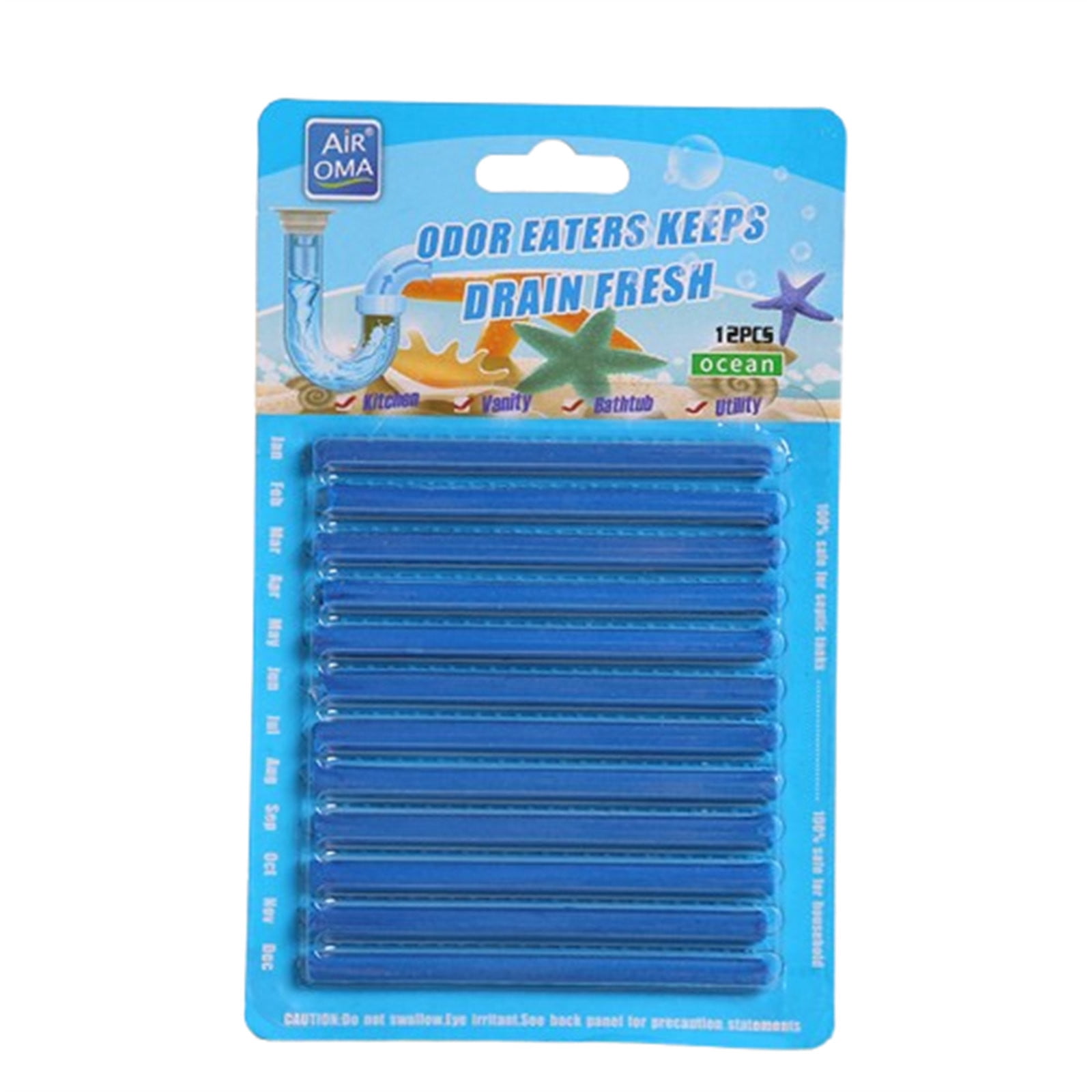 Drain Cleaner & Deodorizer Sticks,Drain Sticks for Toilet Tanks, Sinks