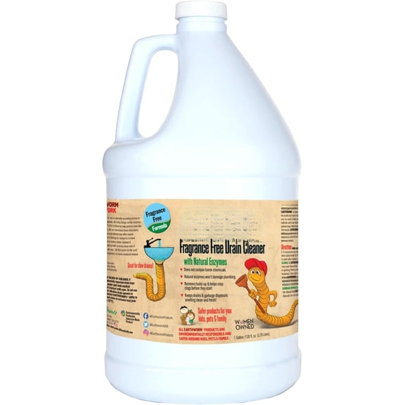 Drain Cleaner - Drain Opener -  Enzymes, Environmentally Responsible, Safer for Pets and  - 1 Gallon