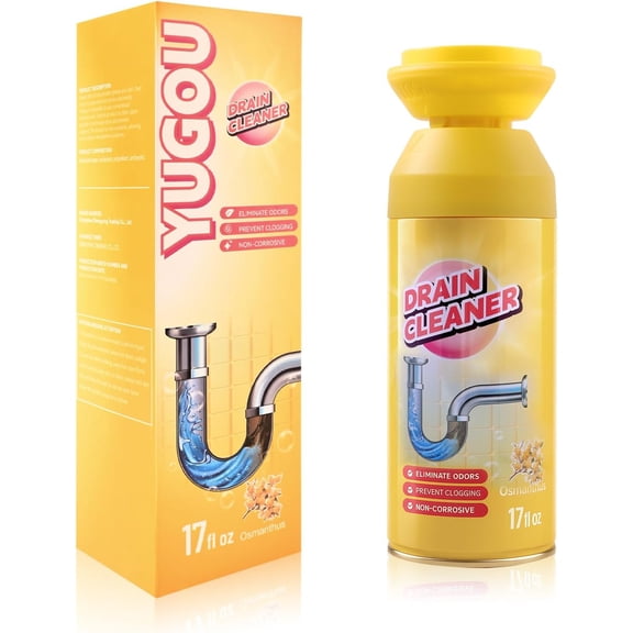 Drain Cleaner Foam, Foaming Drain Cleaner, Floral Sink Cleaner and Deodorizer for Kitchen Sinks, Shower Drains, Tubs. 1pcs, Floral