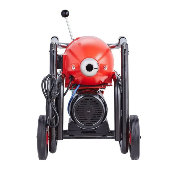 Drain Cleaner Machine 120FT x 6/5 Inch, 1100W Electric Sewer Snake Auger with 6 Cutters for 4-8" Pipes