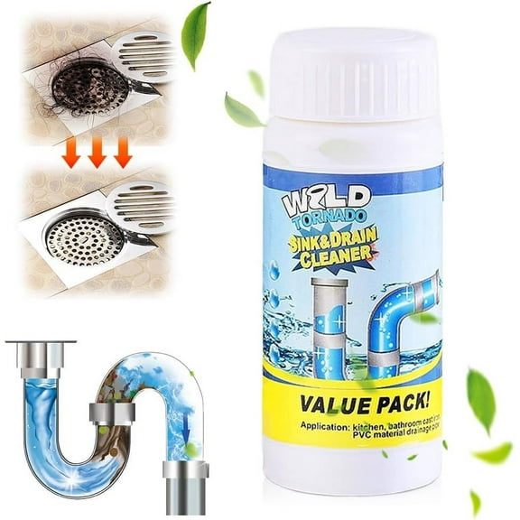 Drain Cleaner - Pipe Line Dredging Agent, Quick Cleaning for Various Pipes