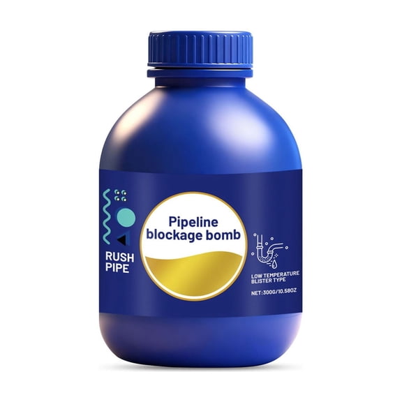 Drain Cleaner, Pipe Unclogger, Strong Pipelines Dredging Powder for Kitchen Sink and Toilet Drain, Fast Acting, Safe Formula, Easy to Use, Powerful Drainage Solution