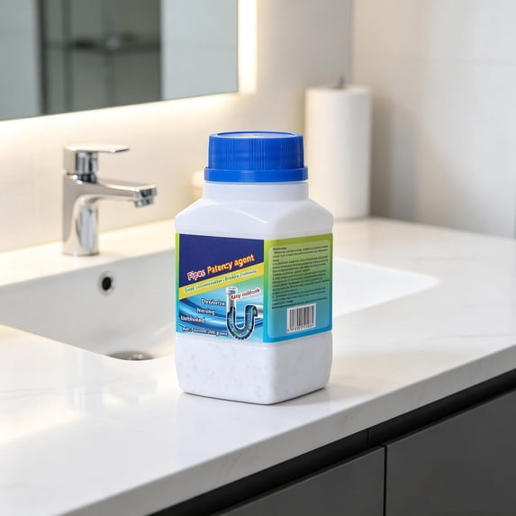 Drain Cleaner, Powerful Sink and Toilet Pipe Unclogging Powder, Enzyme-Based Formula to Dissolve Hair, Grease, Bathroom Drains, Drain Unclogger